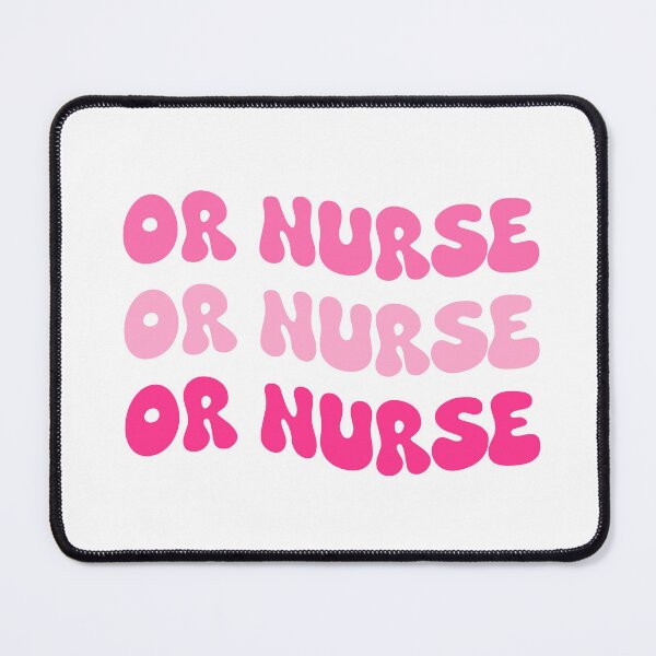 Item preview, OR Nurse | Cute Pink Nurse Aesthetic | Gift for Nurse RN CNA | Girly Medical Worker Design Sticker designed and sold by Nesstitches.