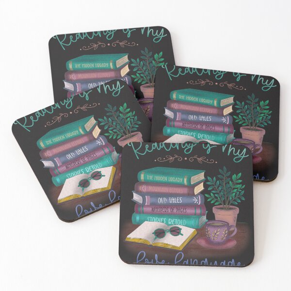 Item preview, Reading Is My Love Language – Cozy Book Lover Illustration designed and sold by therealkbyers.