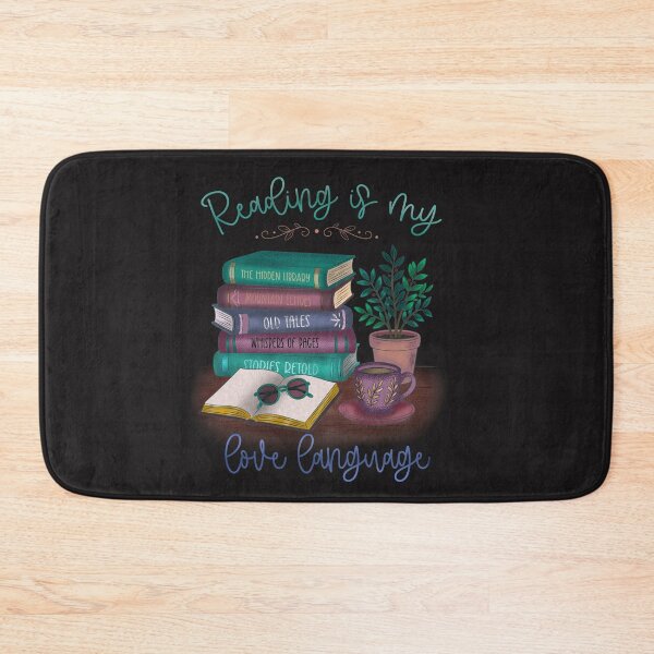 Item preview, Reading Is My Love Language – Cozy Book Lover Illustration designed and sold by Ink & Kind Studio.