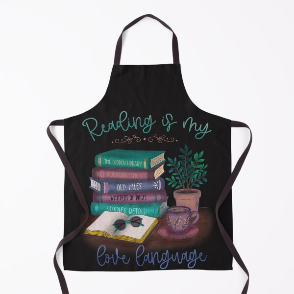 Item preview, Reading Is My Love Language – Cozy Book Lover Illustration designed and sold by therealkbyers.