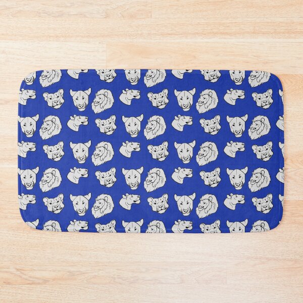 Item preview, Lion Faces (blue) designed and sold by Salty Lane’s Road.
