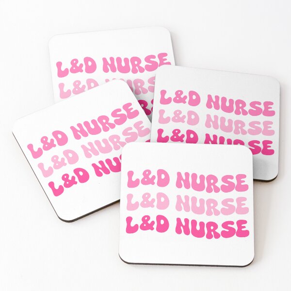 Item preview, Labor and Delivery L&D Nurse | Cute Pink Nurse Aesthetic | Gift for Nurse RN CNA | Girly Medical Worker Design Sticker designed and sold by Nesstitches.