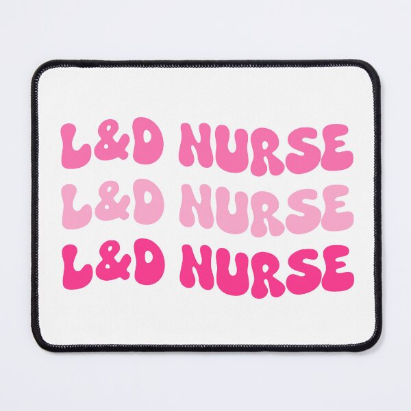 Item preview, Labor and Delivery L&D Nurse | Cute Pink Nurse Aesthetic | Gift for Nurse RN CNA | Girly Medical Worker Design Sticker designed and sold by Nesstitches.