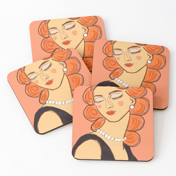 Item preview, Material Girl - Red Head designed and sold by ClaudiaJaneArt.