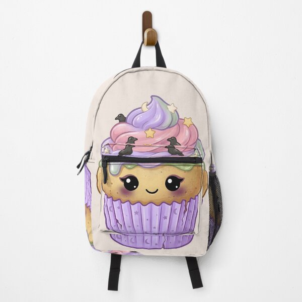 Item preview, Cute Witch Cupcake – Spooky Kawaii Dessert (White) designed and sold by nocticute-store.