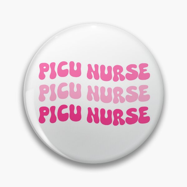 Item preview, PICU Nurse | Cute Pink Nurse Aesthetic | Gift for Nurse RN CNA | Girly Medical Worker Design Sticker designed and sold by Nesstitches.