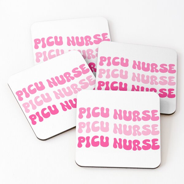 Item preview, PICU Nurse | Cute Pink Nurse Aesthetic | Gift for Nurse RN CNA | Girly Medical Worker Design Sticker designed and sold by Nesstitches.