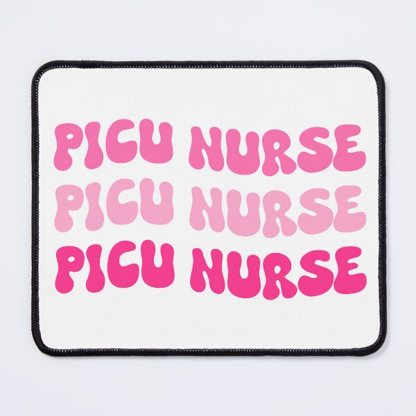 Item preview, PICU Nurse | Cute Pink Nurse Aesthetic | Gift for Nurse RN CNA | Girly Medical Worker Design Sticker designed and sold by Nesstitches.