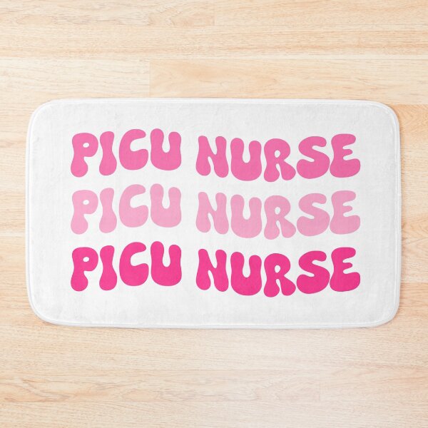 Item preview, PICU Nurse | Cute Pink Nurse Aesthetic | Gift for Nurse RN CNA | Girly Medical Worker Design Sticker designed and sold by Nesstitches.