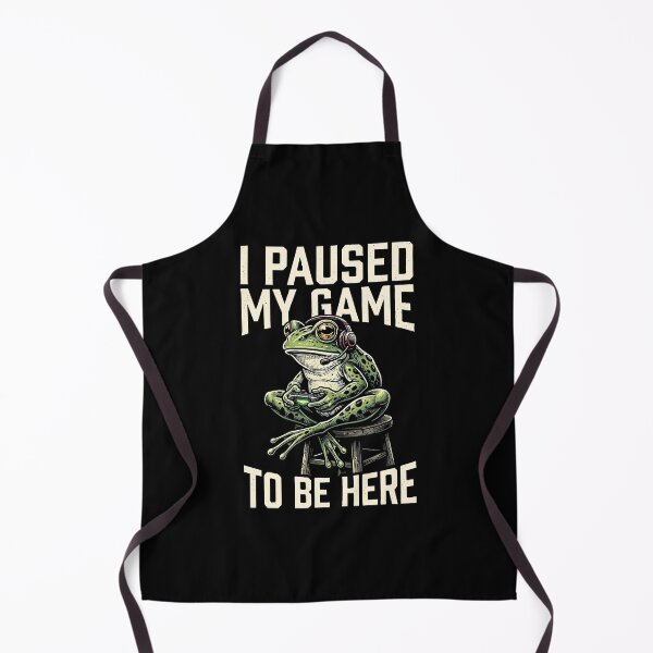 Item preview, I Paused My Game To Be Here Funny Gamer Frog Video Game designed and sold by phoebelevine.