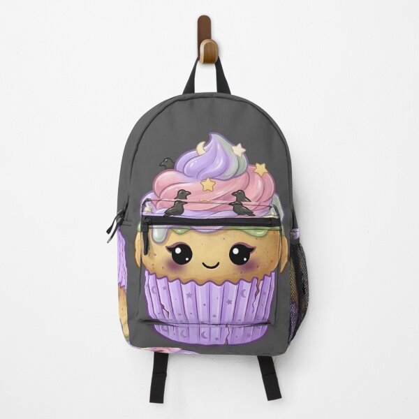 Item preview, Cute Witch Cupcake – Spooky Kawaii Dessert (Dark) designed and sold by nocticute-store.