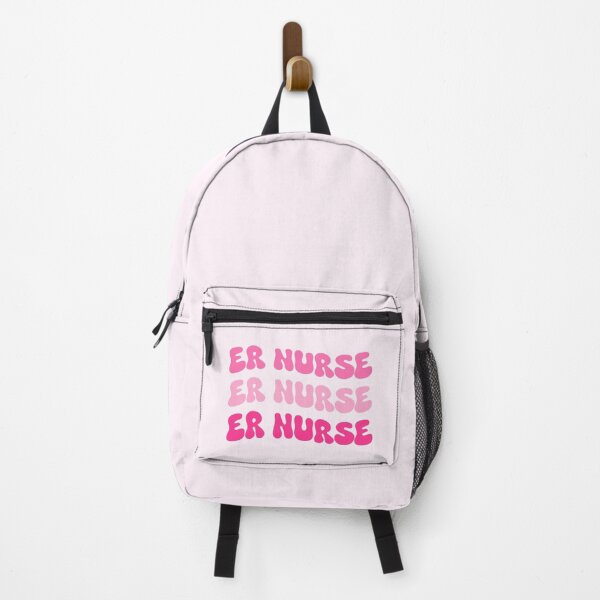 Item preview, ER Nurse | Cute Pink Nurse Aesthetic | Gift for Nurse RN CNA | Girly Medical Worker Design Sticker designed and sold by Nesstitches.