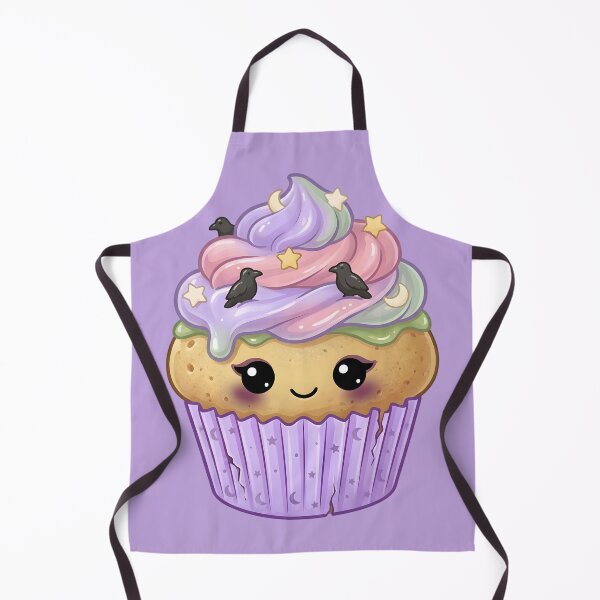 Item preview, Cute Witch Cupcake – Spooky Kawaii Dessert designed and sold by nocticute-store.