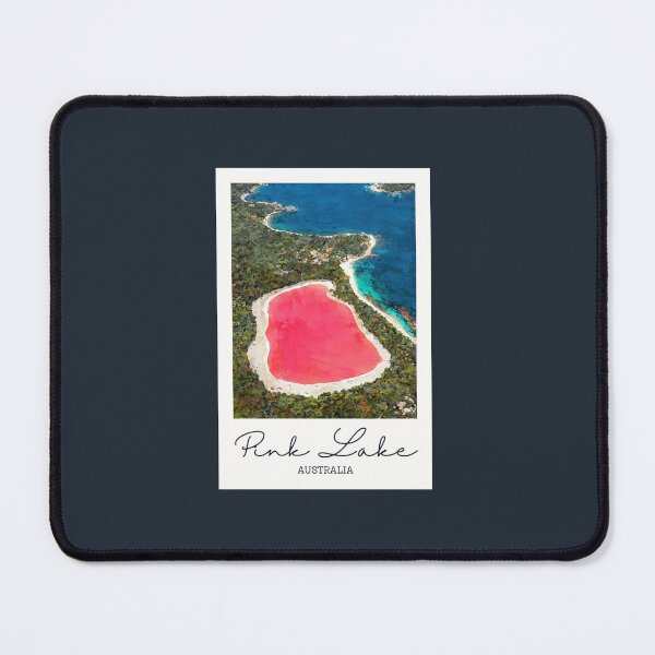 Item preview, Lake Hillier Pink Lake Australia - Vintage Souvenir designed and sold by twentytwo ART souvenir designs.