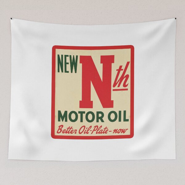 Item preview, Vintage Nth Motor Oil designed and sold by QuayTradingCo.