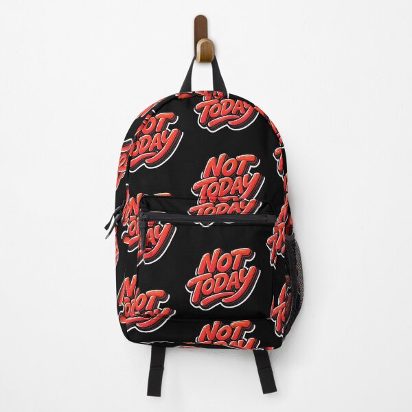 Item preview, Not Today - Bold Red Retro Typography designed and sold by Verdezeus86 .