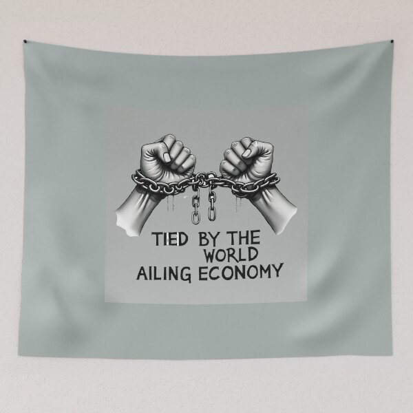 Item preview, "Tied By the World Ailing Economy" designed and sold by Creative-RE.