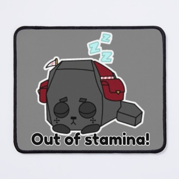 Item preview, Dandy's World Sticker: "Out of stamina!" designed and sold by SNAPPJAWZ.