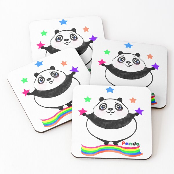 Item preview, Panda's Rainbow Dream  designed and sold by Shirley cute art .
