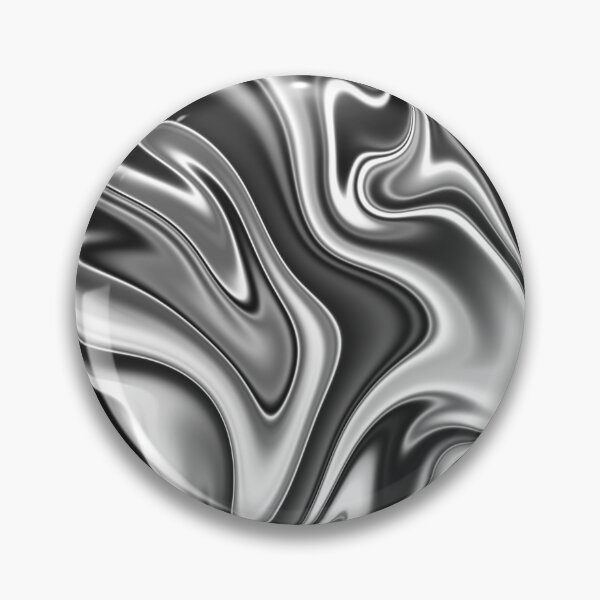 Item preview, Black and White Zebra Abstract Liquid Swirl Marble Design designed and sold by Nesstitches.