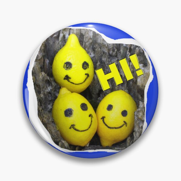 Artikelvorschau, 3 freundliche Zitronen sagen "HI!" entworfen und verkauft von ZoffArt-Shop.