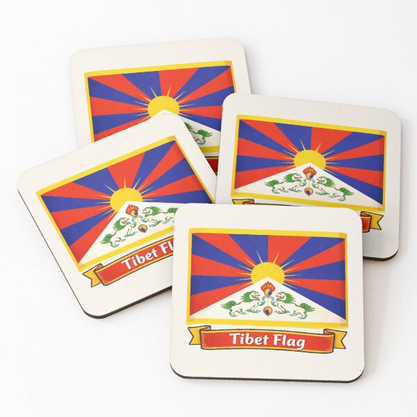 Item preview, Tibet Flag designed and sold by Myra365Art.