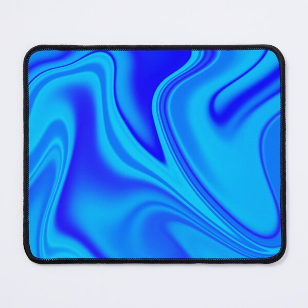 Item preview, Blue Abstract Liquid Swirl Marble Design designed and sold by Nesstitches.