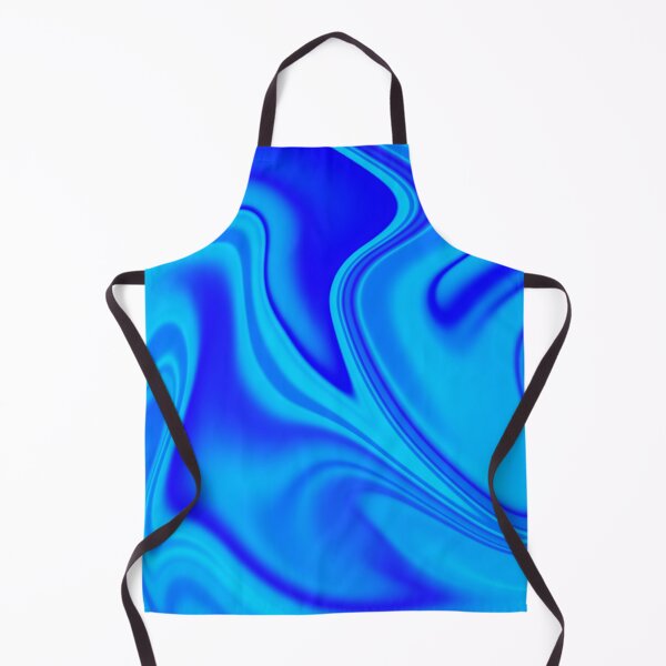 Item preview, Blue Abstract Liquid Swirl Marble Design designed and sold by Nesstitches.