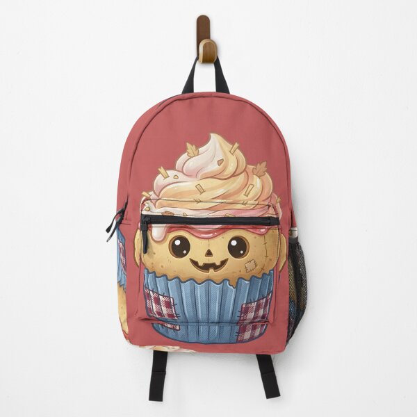 Item preview, Cute Scarecrow Cupcake – Spooky Kawaii Dessert designed and sold by nocticute-store.