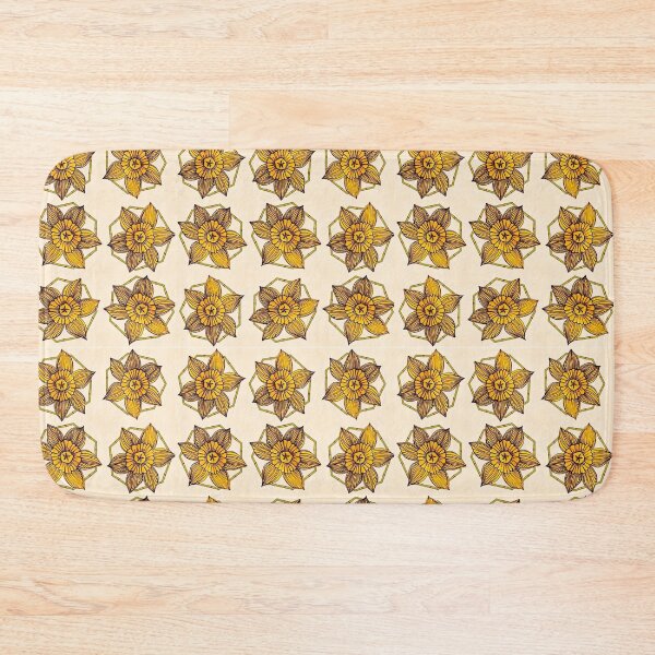Item preview, daffodil abstraction designed and sold by Christina Lopez.