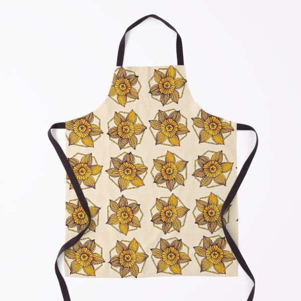Item preview, daffodil abstraction designed and sold by Christina Lopez.