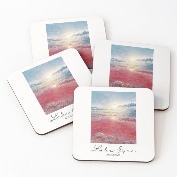 Item preview, Lake Eyre Australia Salt Flats - Vintage Souvenir designed and sold by twentytwo ART souvenir designs.