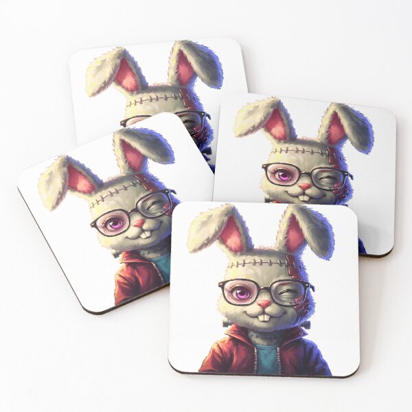Item preview, Frankenpetz Bunnyz - Sabrina the Neon Rebel Bunny (Unit #04) designed and sold by Frankenpetz.