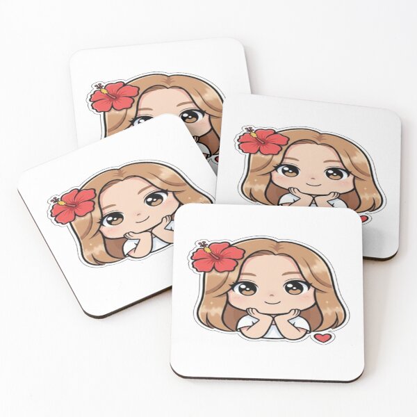 Item preview, Cute Chibi Girl with Flower – Kawaii Aesthetic Sticker, Adorable Anime Style Design for Gifts & Accessories designed and sold by FernandsOficial.