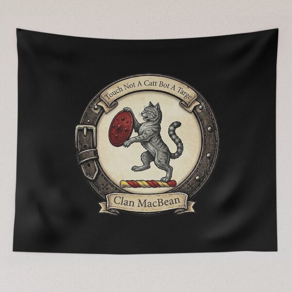 Item preview, Clan MacBean Crest designed and sold by BagTown Clans.