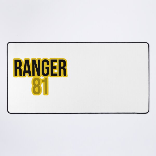 Item preview, Ranger 81 Bold Yellow Typography Design designed and sold by Combat Skies.