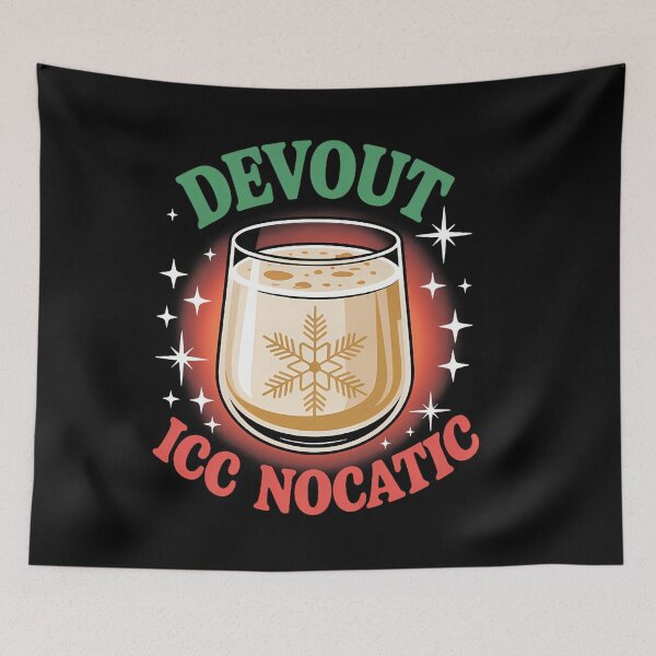 Item preview, Devout Eggnogstic Egg Nog Day Christmas Xmas designed and sold by PunkNation-Arts.