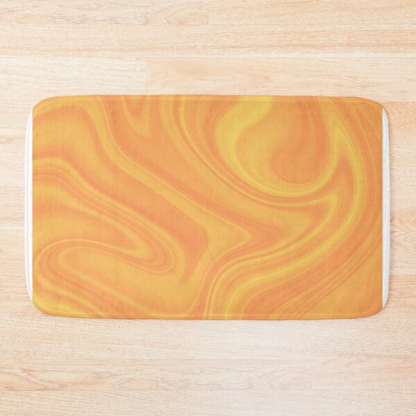 Item preview, Orange and Yellow Abstract Liquid Swirl Marble Design designed and sold by Nesstitches.