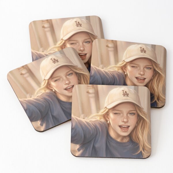 Item preview, Vintage Baseball Girl Portrait, Retro Cinematic Art designed and sold by ATOMIC 60.