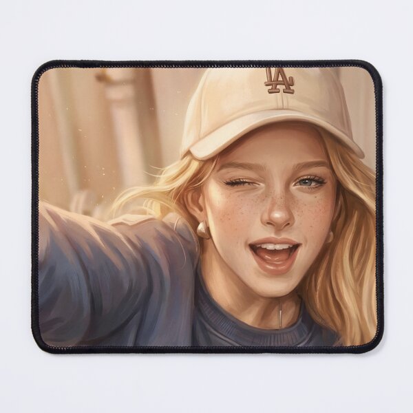 Item preview, Vintage Baseball Girl Portrait, Retro Cinematic Art designed and sold by ATOMIC 60.