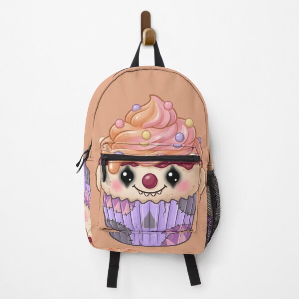 Item preview, Cute Clown Cupcake – Spooky Kawaii Dessert designed and sold by nocticute-store.