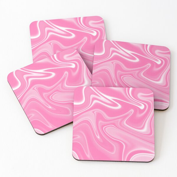Item preview, Pink Abstract Liquid Swirl Marble Design designed and sold by Nesstitches.