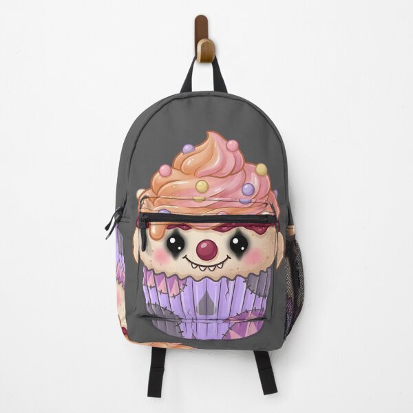 Item preview, Cute Clown Cupcake – Spooky Kawaii Dessert (Dark) designed and sold by nocticute-store.