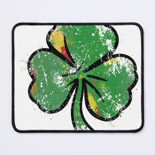 Item preview, Traditional Shamrock Tattoo Style Distressed Art designed and sold by Bloomkept.