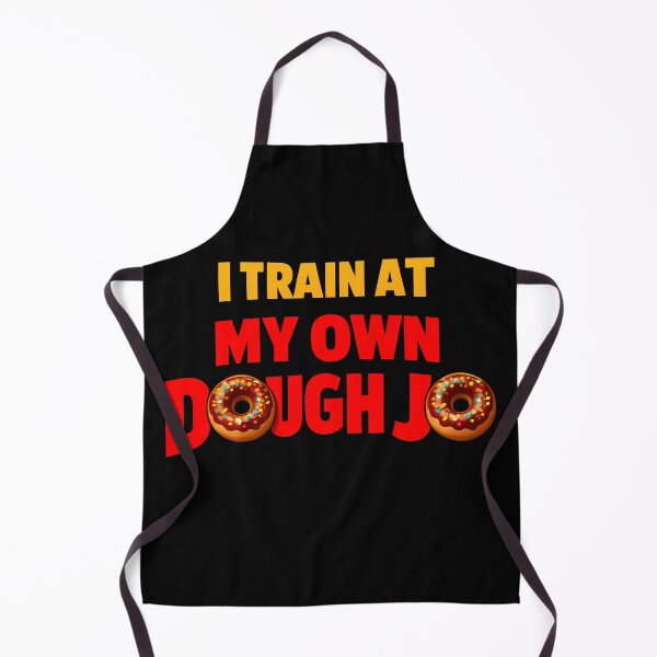 Item preview, I Train At My Own Doughjo Funny Gym Food Pun Design designed and sold by TeeTimeTreasure.