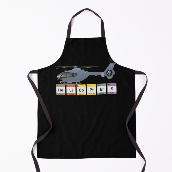 Item preview, Helicopters Periodic Table Funny Aviation Design designed and sold by Emberglowo.