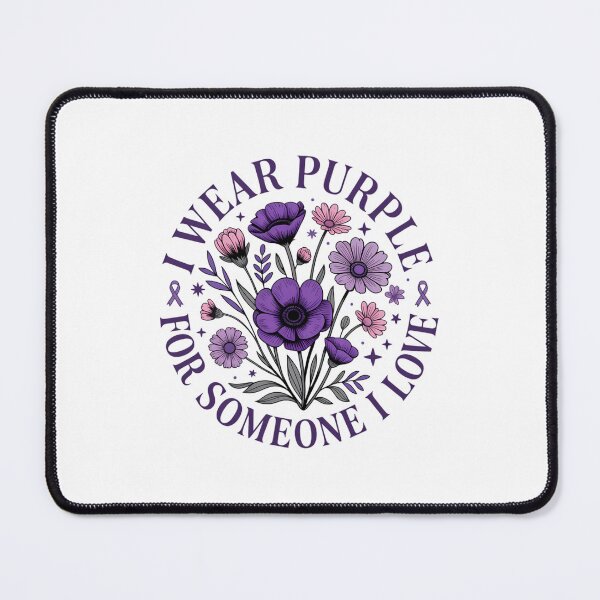 Item preview, In November I Wear Purple for Pancreatic Cancer Awareness designed and sold by PunkNation-Arts.