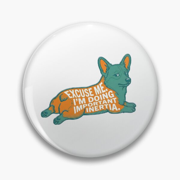 Item preview, Corgi Inertia Sploot Sarcastic Teal Orange Shirt designed and sold by Canine Vibe.