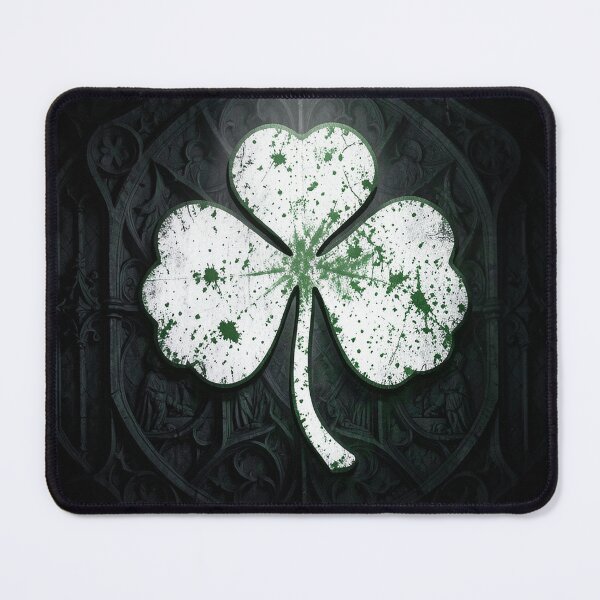 Item preview, Gothic Dark Fantasy Distressed Shamrock designed and sold by Bloomkept.