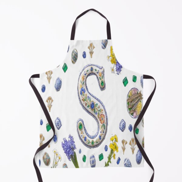 Item preview, Royal Spring Initial: Letter S with Sham El-Nessim Traditions, Hand-Painted Eggs & Luxury Gems designed and sold by KalamAura.